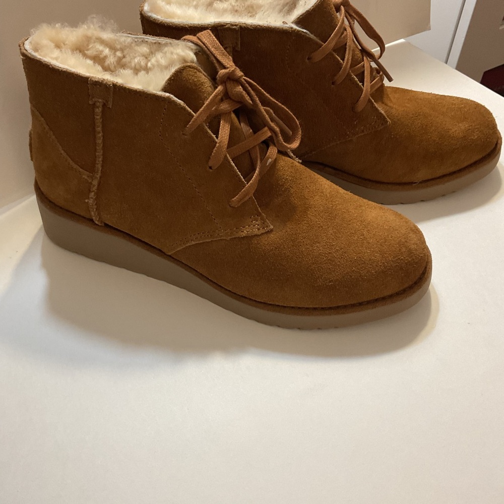 Cozy Brown Suede Winter Boots